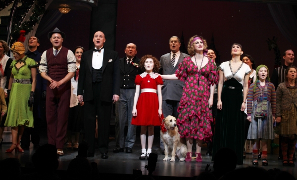Photo Coverage: Inside Opening Night of ANNIE Opening- the Curtain Call!  Image