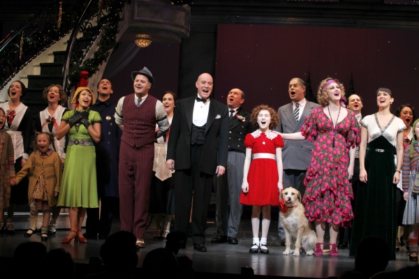 Photo Coverage: Inside Opening Night of ANNIE Opening- the Curtain Call!  Image