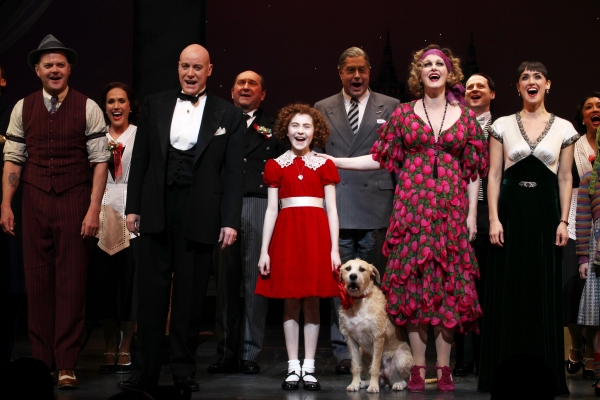 Photo Coverage: Inside Opening Night of ANNIE Opening- the Curtain Call!  Image