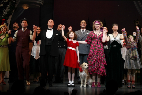 Photo Coverage: Inside Opening Night of ANNIE Opening- the Curtain Call!  Image