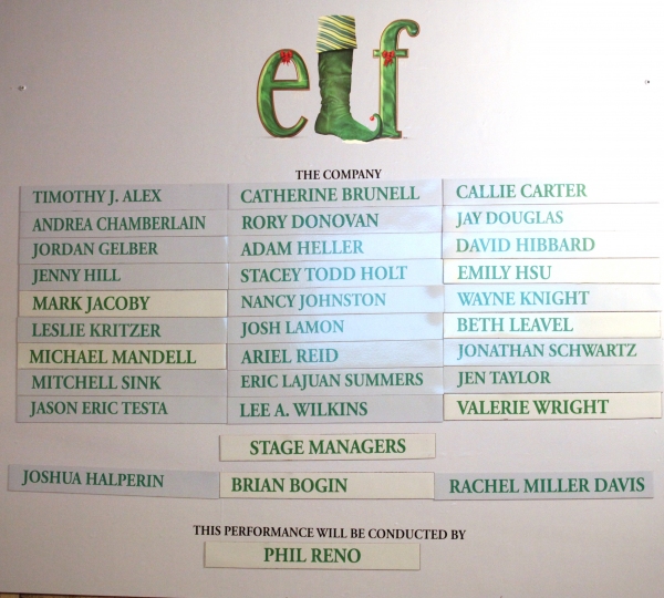 Photo Coverage: ELF's Opening Night Curtain Calls on Broadway - Jordan Gelber, Leslie Kritzer and More! Image