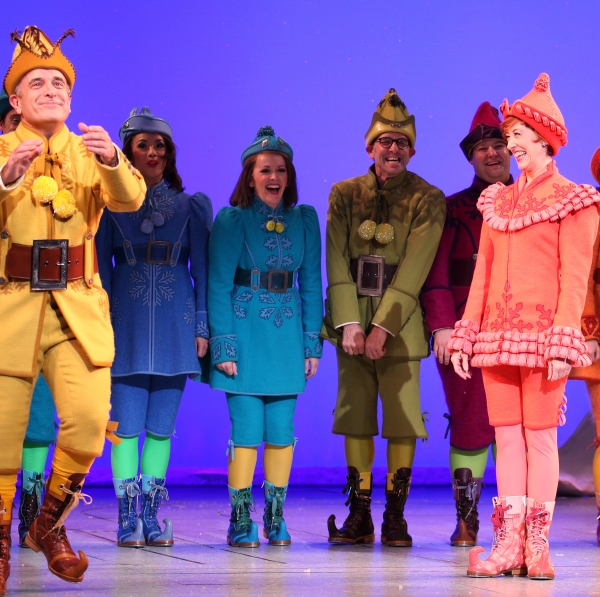 Photo Coverage: ELF's Opening Night Curtain Calls on Broadway - Jordan Gelber, Leslie Kritzer and More! Image
