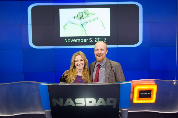 Photo Flash: HOW TO BE A NEW YORKER Rings NASDAQ Closing Bell Image