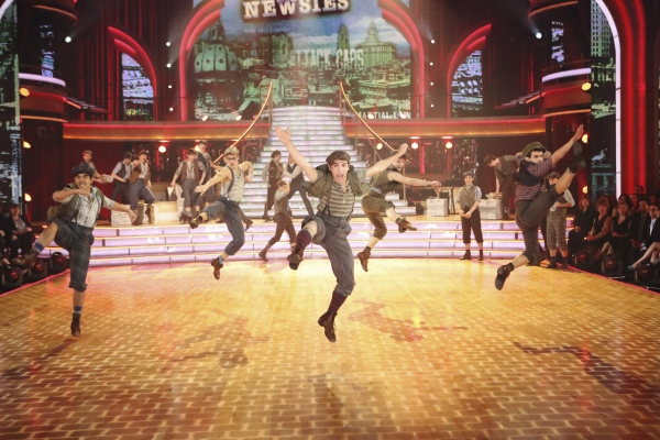 Photo Flash: NEWSIES Cast Performs on DANCING WITH THE STARS Image