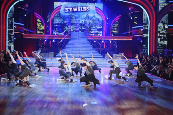 Photo Flash: NEWSIES Cast Performs on DANCING WITH THE STARS Image