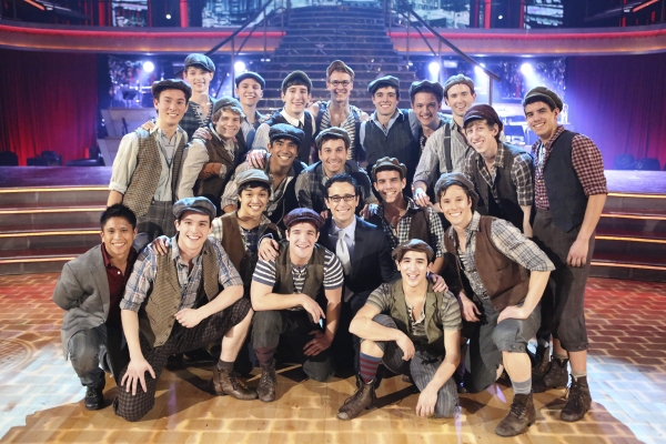 Photo Flash: NEWSIES Cast Performs on DANCING WITH THE STARS Image