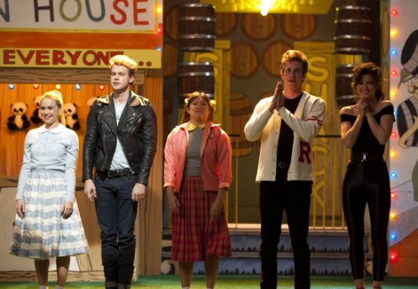 Photos and Audio: Tonight on GLEE- the New Directions Take on GREASE! 