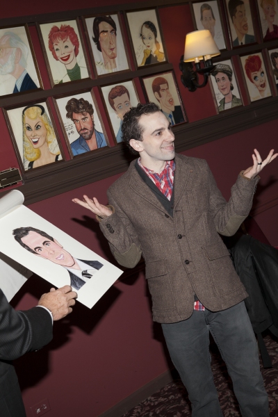 Photo Coverage: CHAPLIN's Rob McClure Receives a Portrait at Sardi's Image