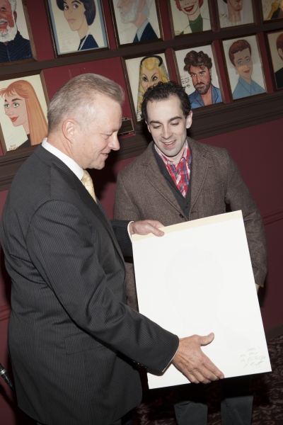 Photo Coverage: CHAPLIN's Rob McClure Receives a Portrait at Sardi's Image