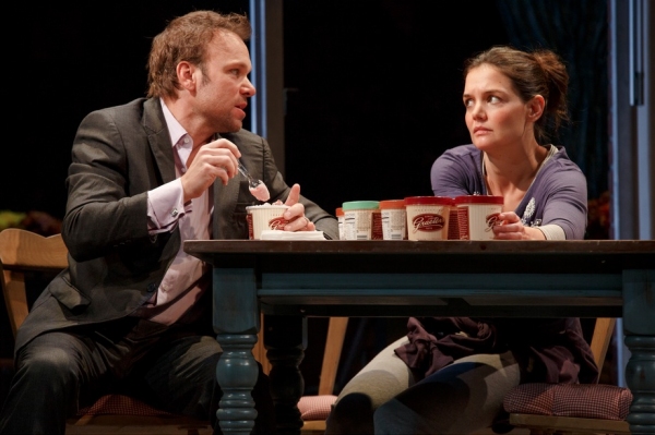 Photo Flash: First Look at Katie Holmes, Norbert Leo Butz and More in DEAD ACCOUNTS on Broadway! Image