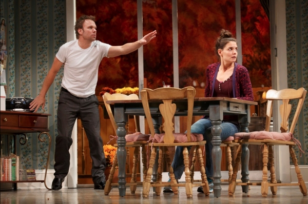 Photo Flash: First Look at Katie Holmes, Norbert Leo Butz and More in DEAD ACCOUNTS on Broadway! Image