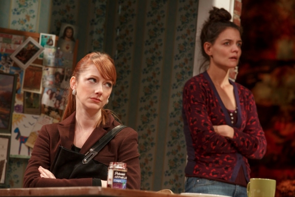 Photo Flash: First Look at Katie Holmes, Norbert Leo Butz and More in DEAD ACCOUNTS on Broadway! Image