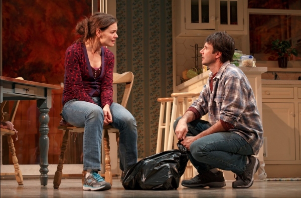 Photo Flash: First Look at Katie Holmes, Norbert Leo Butz and More in DEAD ACCOUNTS on Broadway! Image