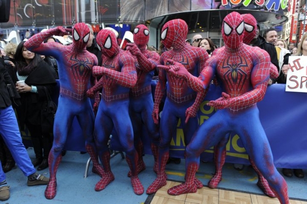 Photo Flash: Cast of SPIDER-MAN Unveils 2013-14 BC/EFA Calendar on GOOD MORNING AMERICA Image