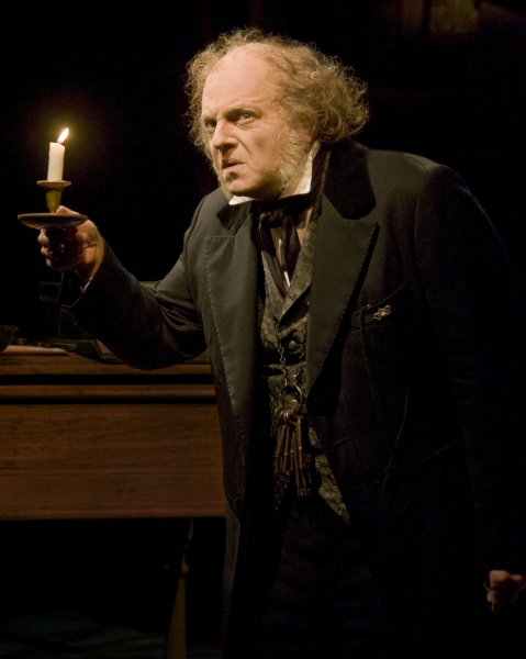 Jeffrey Bean as Ebenezer Scrooge Photo