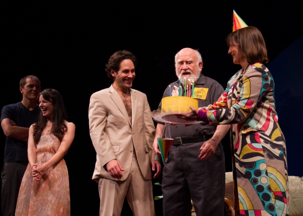 Photo Flash: GRACE Cast Celebrates Ed Asner's Birthday! Image