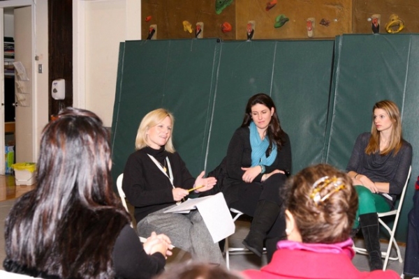 Head of Lower School, Beth Brennan leads a discussion about Anti-Bullying Photo