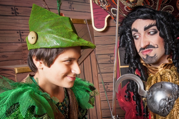 (Peter Pan) Michael Kepler Meo and (Captain Hook) John Ellingson Photo