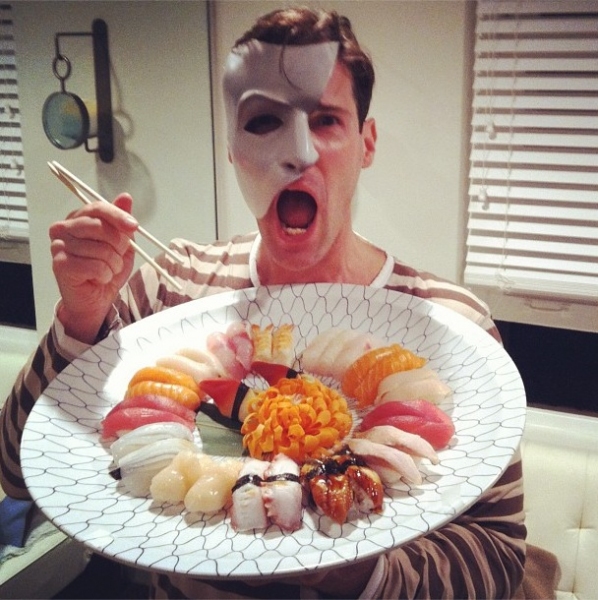 Photo Flash: Saturday Intermission Pics, Nov 17 - CHAPLIN Preps for Turkey Day, First SIPs from EDWIN DROOD, GIANT and More!  Image