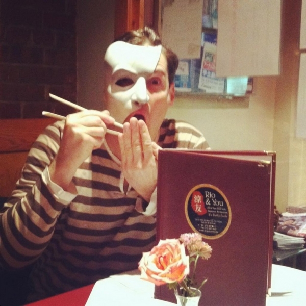 Photo Flash: Saturday Intermission Pics, Nov 17 - CHAPLIN Preps for Turkey Day, First SIPs from EDWIN DROOD, GIANT and More!  Image