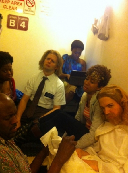 Photo Flash: Saturday Intermission Pics, Nov 17 - CHAPLIN Preps for Turkey Day, First SIPs from EDWIN DROOD, GIANT and More!  Image