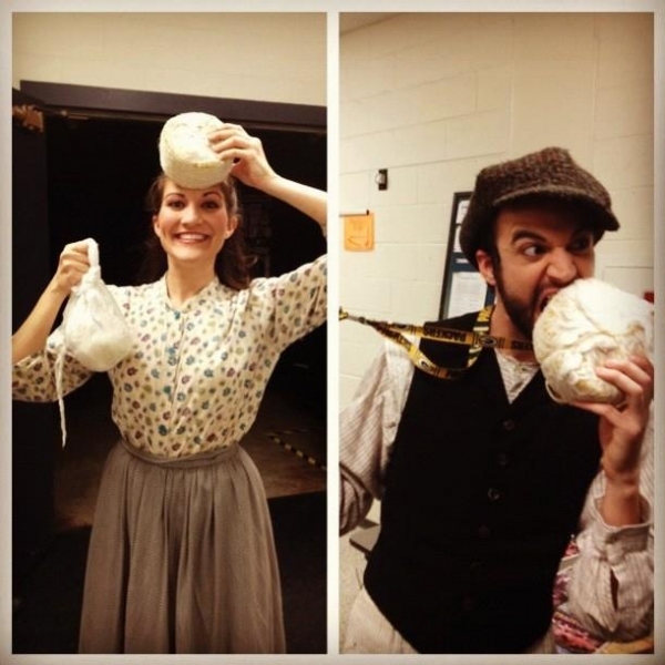 Photo Flash: Saturday Intermission Pics, Nov 17 - CHAPLIN Preps for Turkey Day, First SIPs from EDWIN DROOD, GIANT and More!  Image