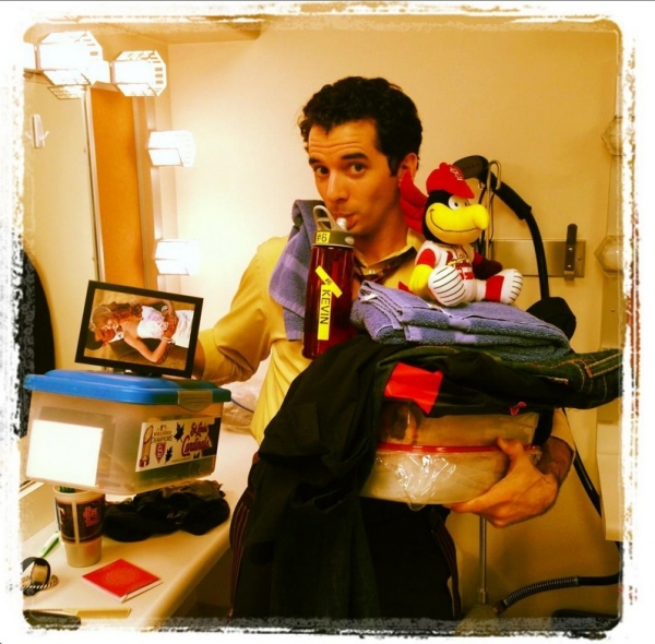 Photo Flash: Saturday Intermission Pics, Nov 17 - CHAPLIN Preps for Turkey Day, First SIPs from EDWIN DROOD, GIANT and More!  Image