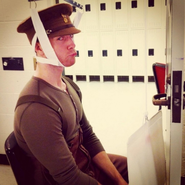 Photo Flash: Saturday Intermission Pics, Nov 17 - CHAPLIN Preps for Turkey Day, First SIPs from EDWIN DROOD, GIANT and More!  Image