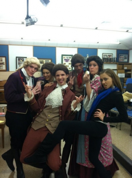 Photo Flash: Saturday Intermission Pics, Nov 17 - CHAPLIN Preps for Turkey Day, First SIPs from EDWIN DROOD, GIANT and More!  Image