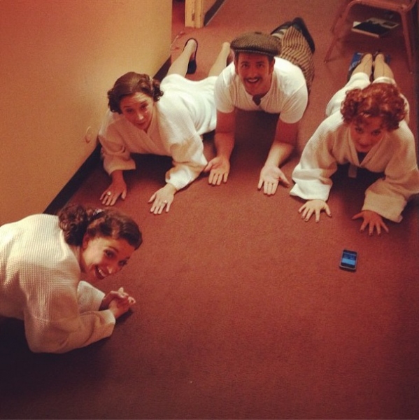 Photo Flash: Saturday Intermission Pics, Nov 17 - CHAPLIN Preps for Turkey Day, First SIPs from EDWIN DROOD, GIANT and More!  Image