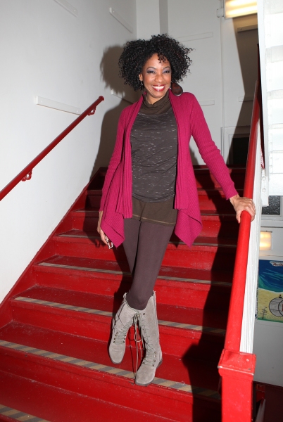 Photo Coverage: GLEE's Chris Colfer Visits Amber Riley Backstage at COTTON CLUB PARADE! Image