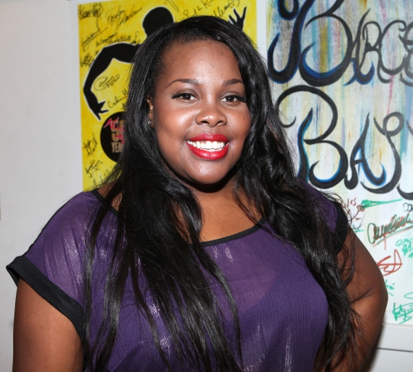 Photo Coverage: GLEE's Chris Colfer Visits Amber Riley Backstage at COTTON CLUB PARADE! Image