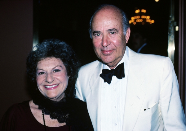 Carl Reiner & wife Estelle Reiner in 1984, New York City. Photo