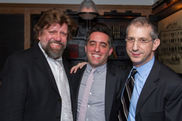 Oskar Eustis, Nathan Englander, and Barry Edelstein  Photo