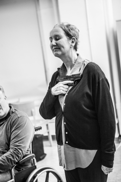 Photo Coverage: In Rehearsal with the Cast of LET'S KILL GRANDMA THIS CHRISTMAS 