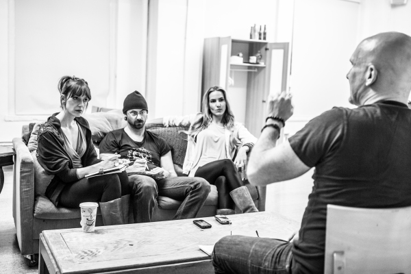 Photo Coverage: In Rehearsal with the Cast of LET'S KILL GRANDMA THIS CHRISTMAS Image