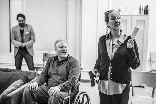 Photo Coverage: In Rehearsal with the Cast of LET'S KILL GRANDMA THIS CHRISTMAS Image