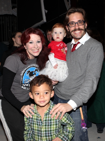 Kirsten Wyatt & Eric Sciotto with his son & daughter Photo