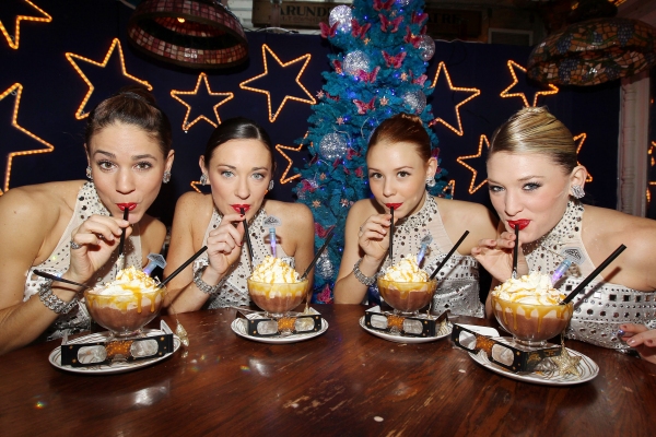 Photo Flash: Rockettes and Serendipity 3 Celebrate Anniversaries with Holiday Treat 