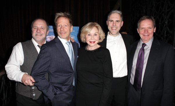 Playwright Bruce Graham, Peter Strauss, Michard Learned, Ian Lithgow and Director Bud Photo