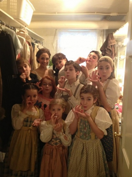 Photo Flash: Saturday Intermission Pics, Nov 24 - NEWSIES Does A CHRISTMAS STORY, Broadway Supports Injured Fan and More! Image