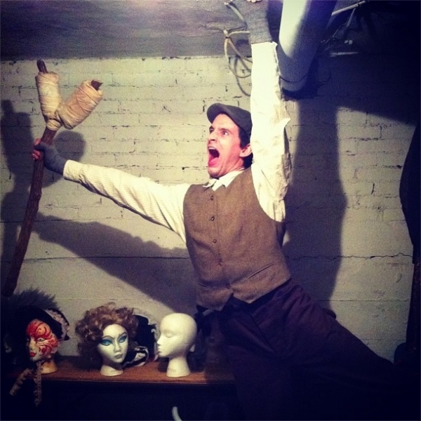 Photo Flash: Saturday Intermission Pics, Nov 24, Part 2 - EVITA's Max von Essen Bares All and More! Image
