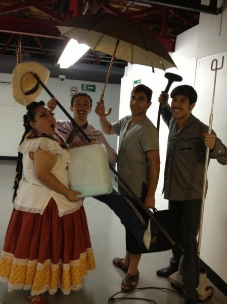 Photo Flash: Saturday Intermission Pics, Nov 24, Part 2 - EVITA's Max von Essen Bares All and More! Image