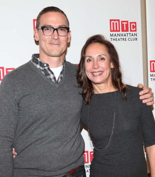 Playwright Sharr White & Laurie Metcalf  Photo