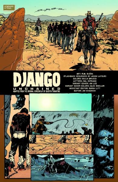 Photo Flash: Preview of DJANGO UNCHAINED Mini-Series Comic Book Image