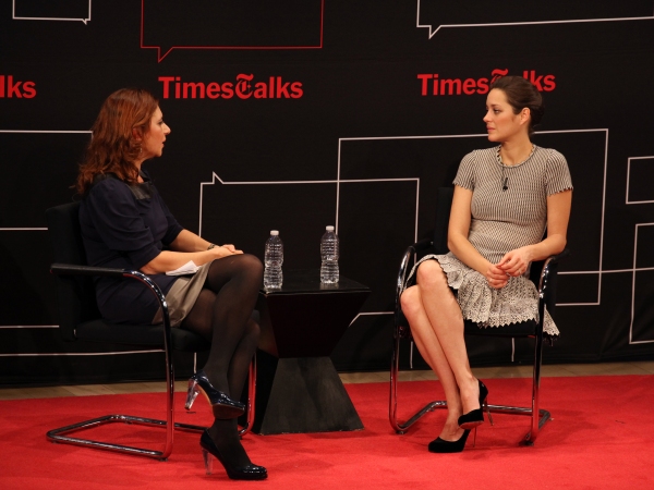 Photo Coverage: Marion Cotillard Visits TIMESTALKS! Image