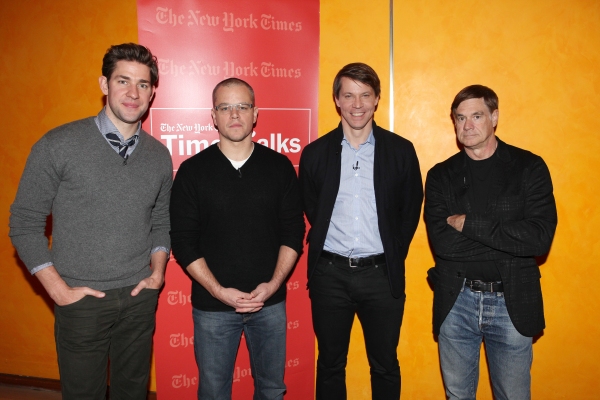 Photo Coverage: Matt Damon & Gus Van Sant Visit TIMESTALKS Image
