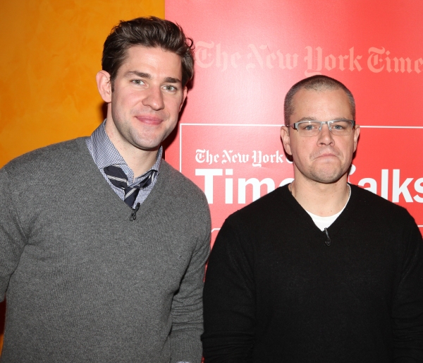 Photo Coverage: Matt Damon & Gus Van Sant Visit TIMESTALKS Image