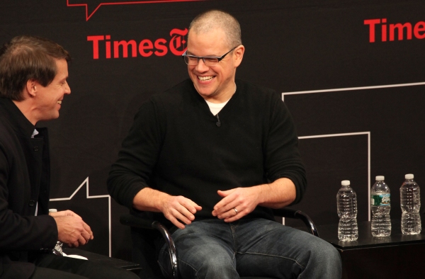 Photo Coverage: Matt Damon & Gus Van Sant Visit TIMESTALKS Image