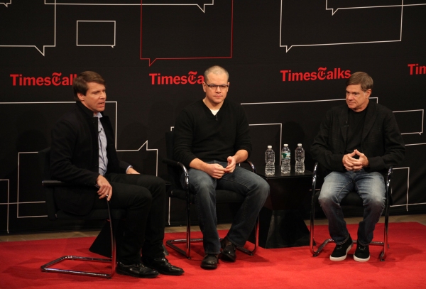 Photo Coverage: Matt Damon & Gus Van Sant Visit TIMESTALKS Image